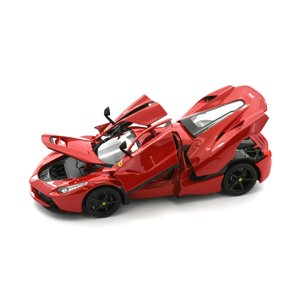 Bburago Ferrari Race and Play LaFerrari 1/24 Scale Diecast Model Vehicle Red