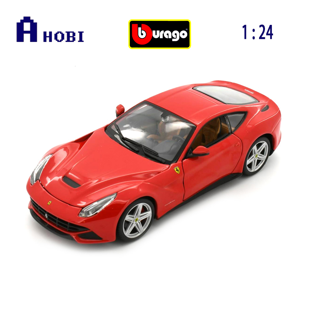 Bburago Ferrari Race and Play LaFerrari 1/24 Scale Diecast Model Vehicle  Red 
