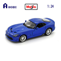 Maisto Assembly Line Dodge Viper GTS 2013 Blue 1:24 Diecast Model