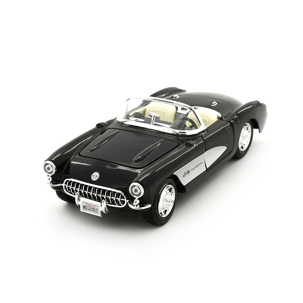 Maisto 1:24 Scale 1957 Chevrolet Corvette Black Diecast Model