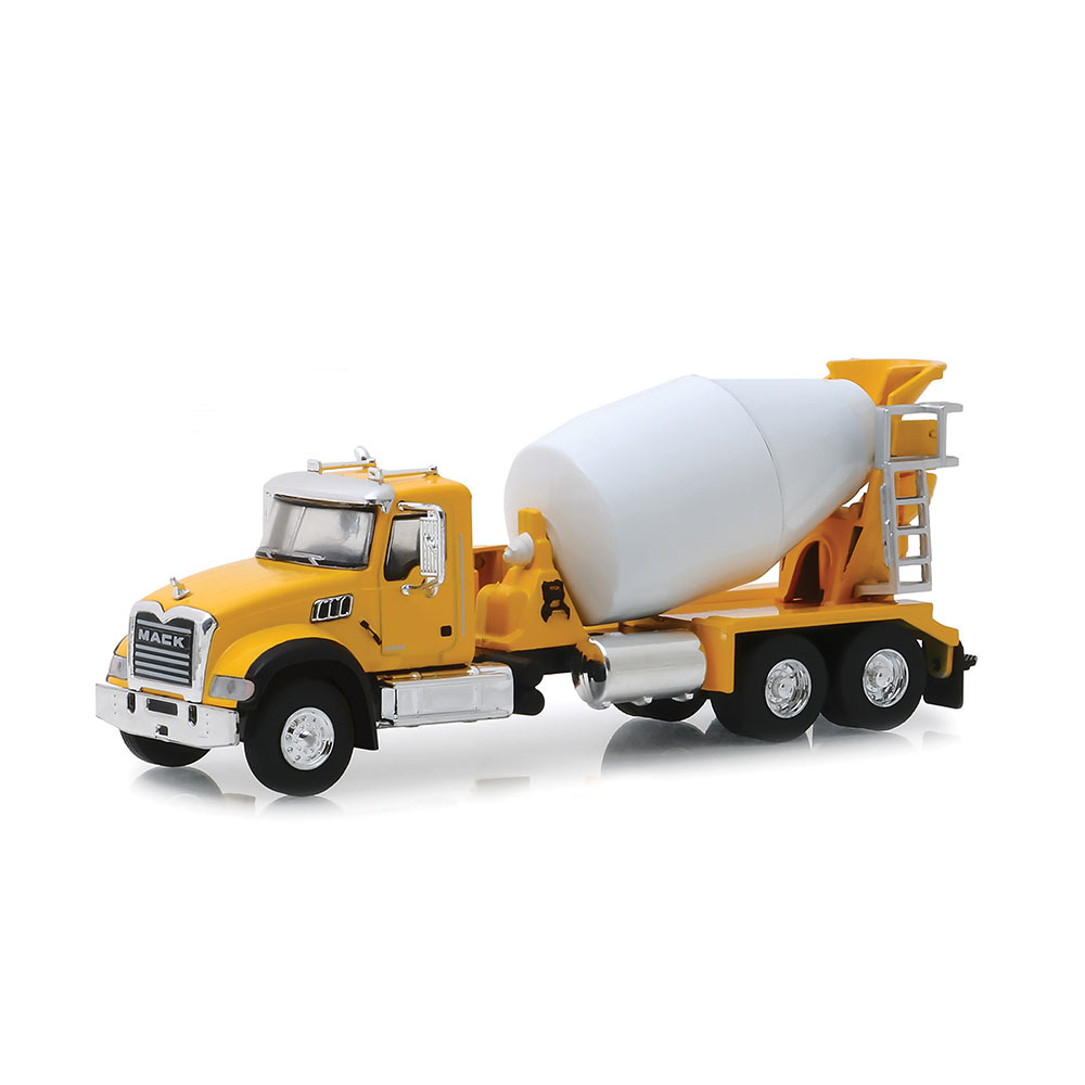 Greenlight Licensed 1:64 Scale Mack Granite Cement Mixer 2019 Diecast ...