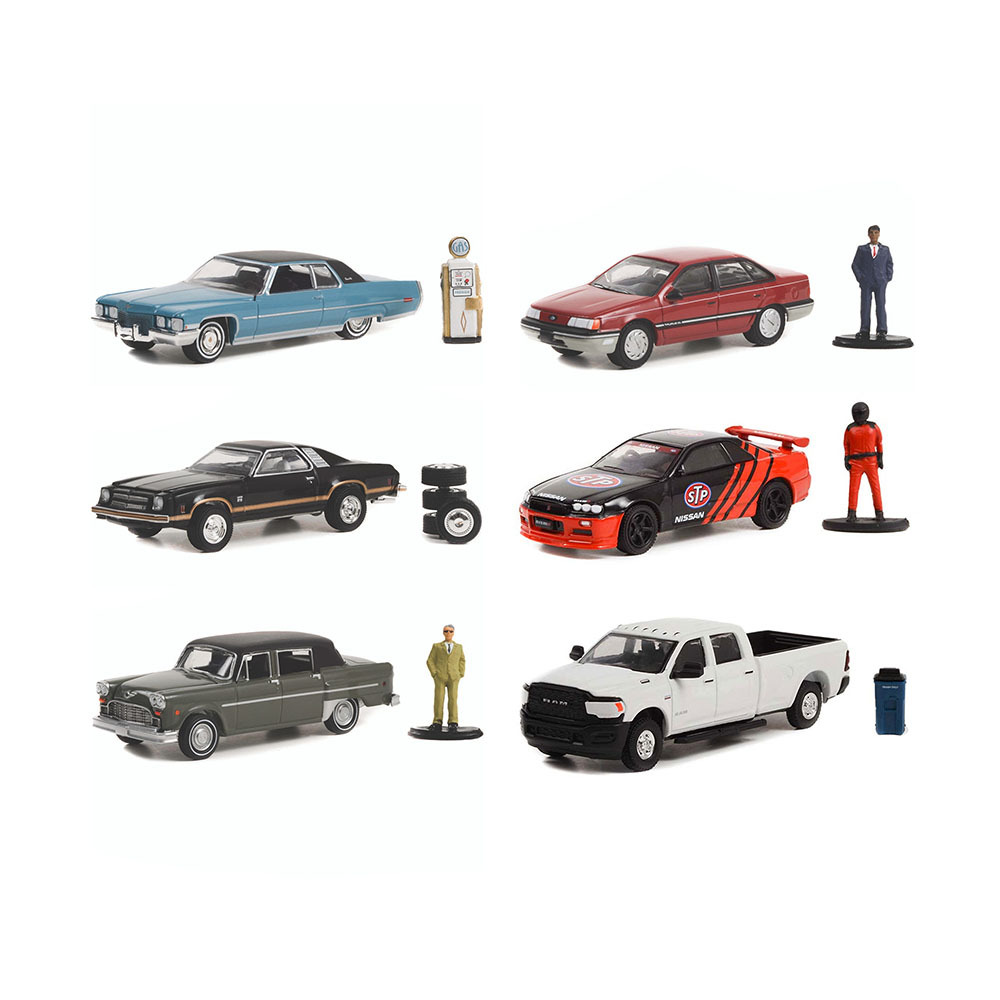 Greenlight Licensed 1:64 Scale The Hobby Shop Series 13 Diecast Model Toy  Assorted