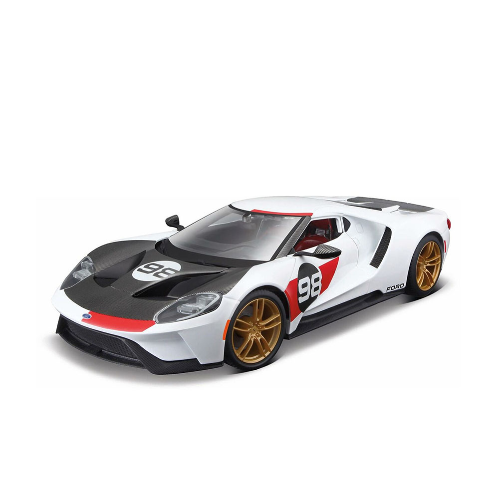 Maisto 1:18 Scale 2021 Ford GT Heritage Series #98 Model Car